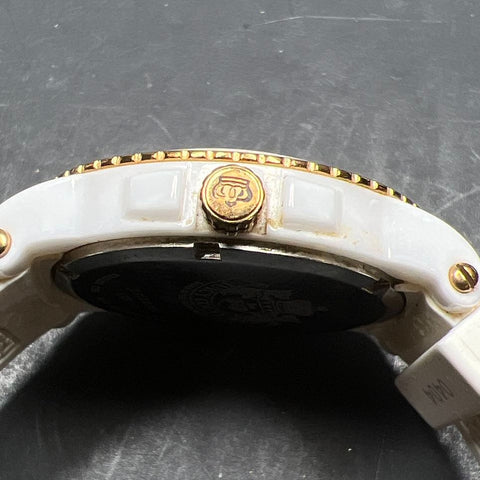 Juicy Couture White Analog Date Wristwatch New Battery