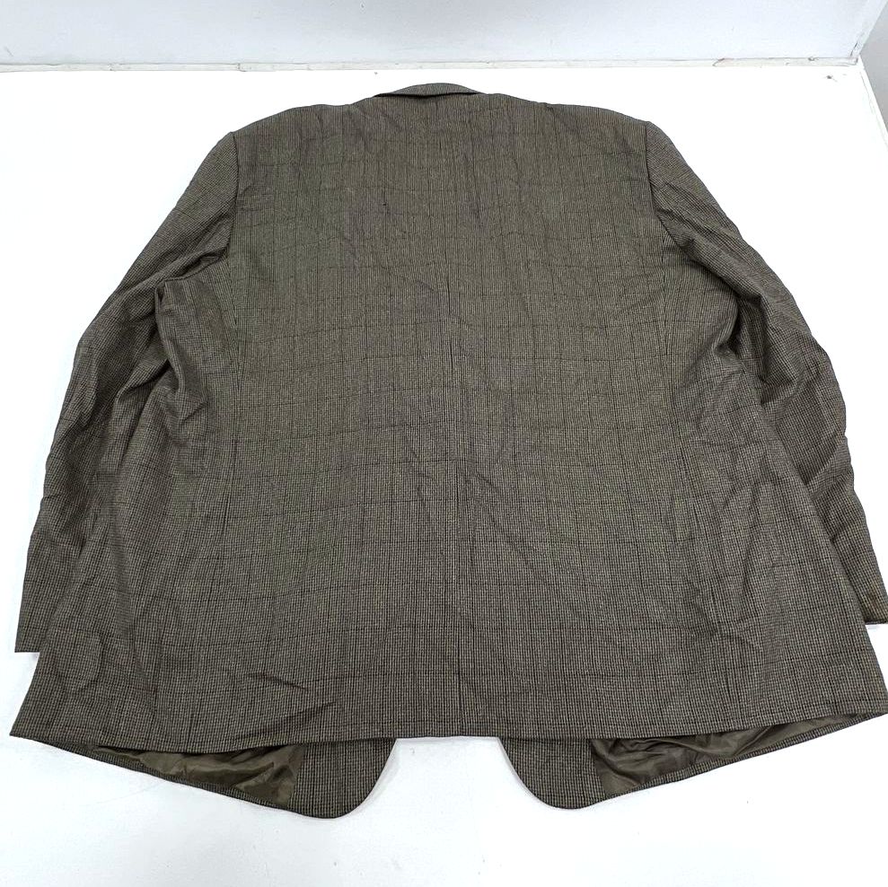 Oscar De La Renta Lot of 2 Gray Wool Cashmere Blazer Jacket Men's 60L