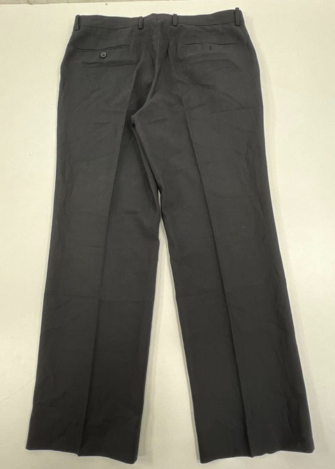 Santorelli John Varvatos Lot of 2 Mens Dress Pants Black Flat Front Size 33 34