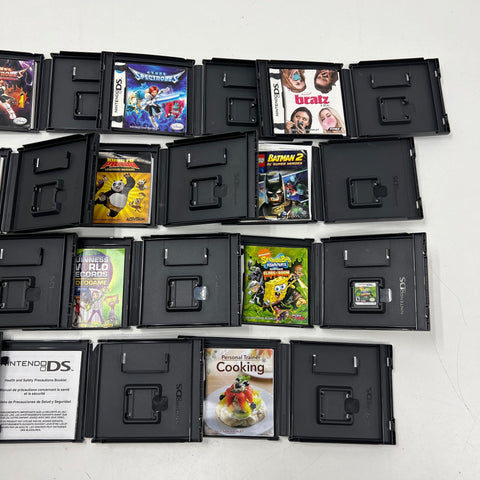 16x OEM Nintendo DS Empty Replacement Game Cases Lot w/ Manuals Mario Sonic