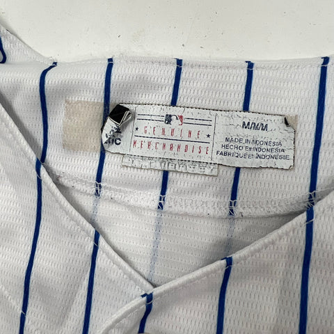 Majestic Chicago Cubs Jake Arrieta #49 Pinstripe MLB Baseball Jersey Sz M