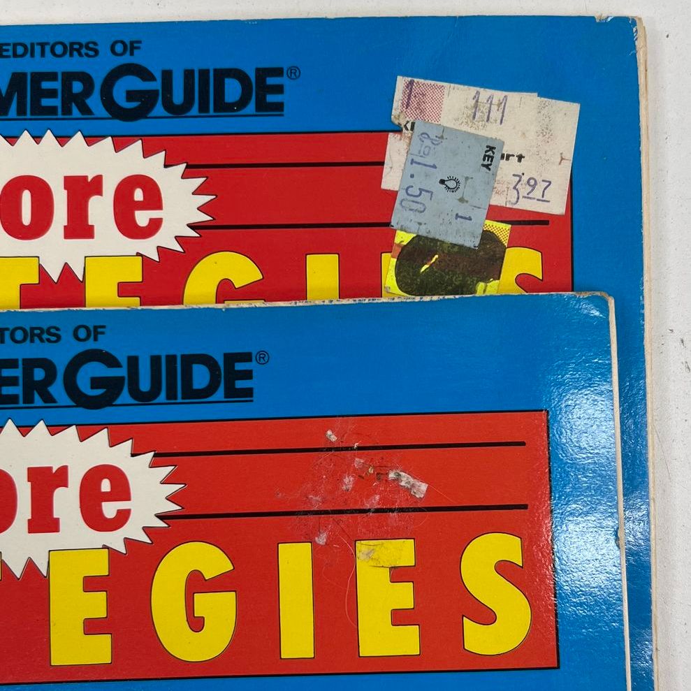 Vintage Lot of 2 1989 Consumer Guide More Strategies for Nintendo NES Game Books