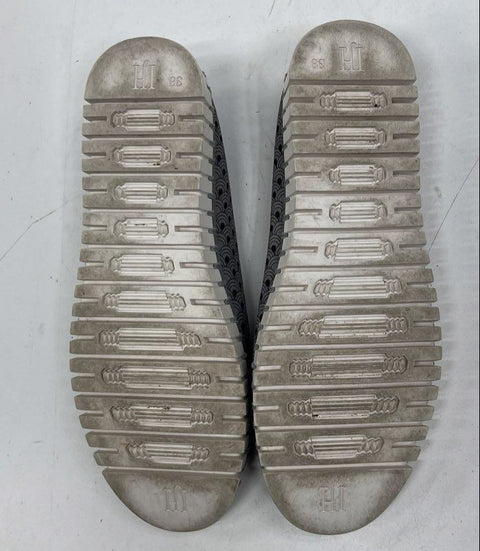 Ilse Jacobsen Tulip Perforated Slip On Loafers Grey Women's Size EU 39