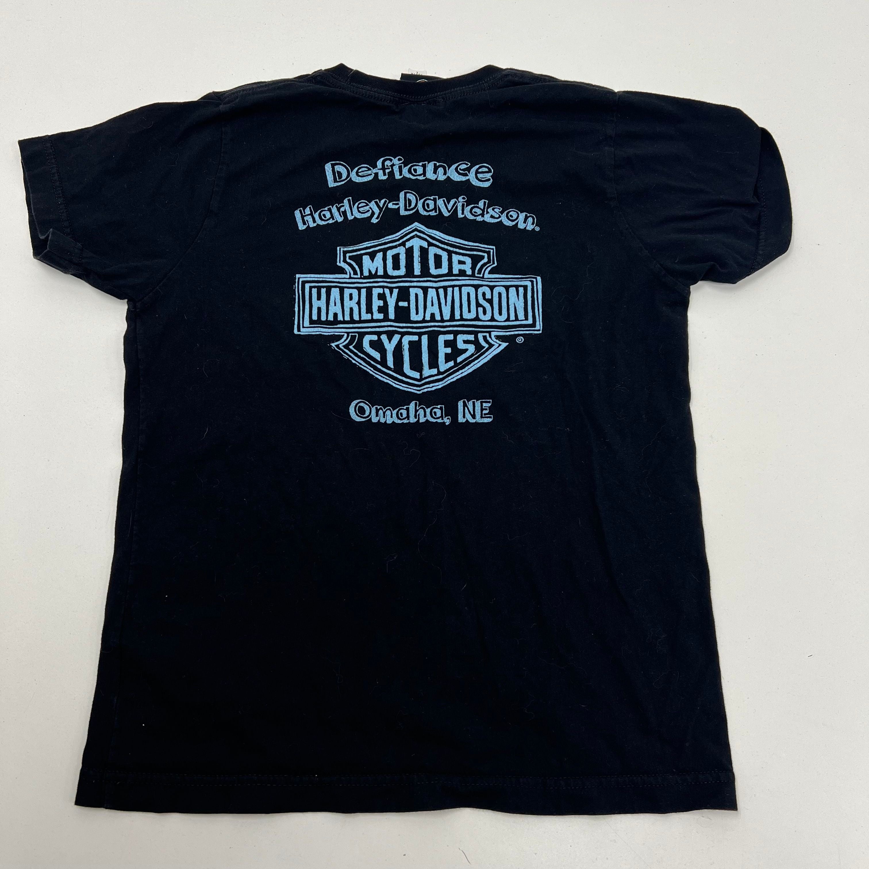 Lot of 3 Harley Davidson Black Tops Kids Shirts Mixed Size SM-LG