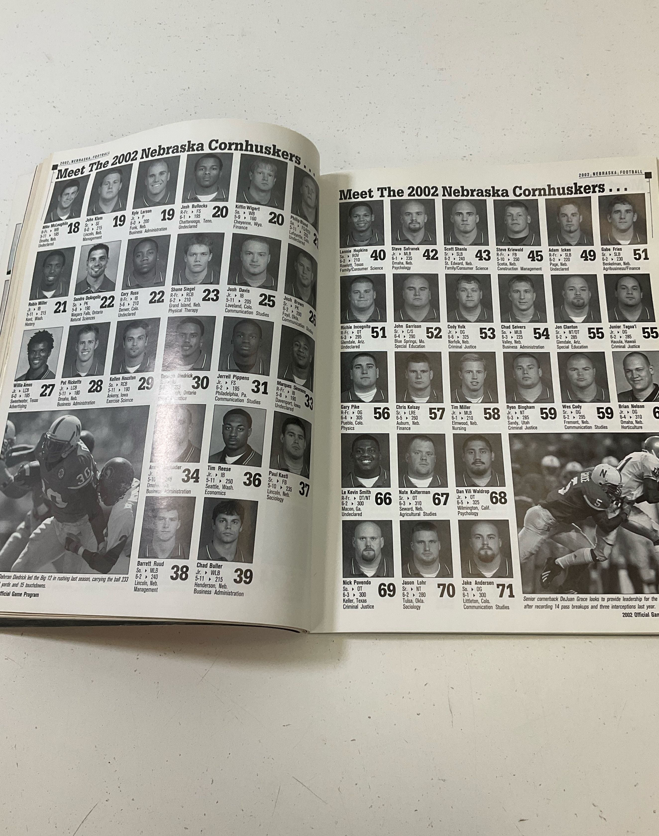 6 90s Early 2000s Nebraska Cornhuskers Game Programs & Magazines READ