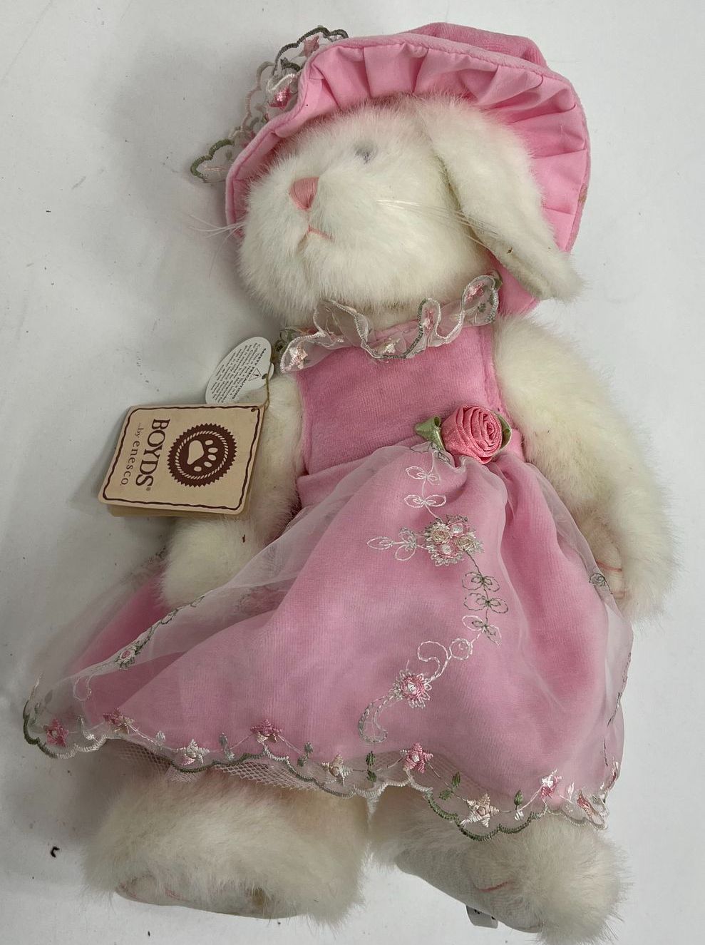 Vintage Boyds Bears Bunnies Lot 7 Plush Rabbit Figures Collectible Stuffed