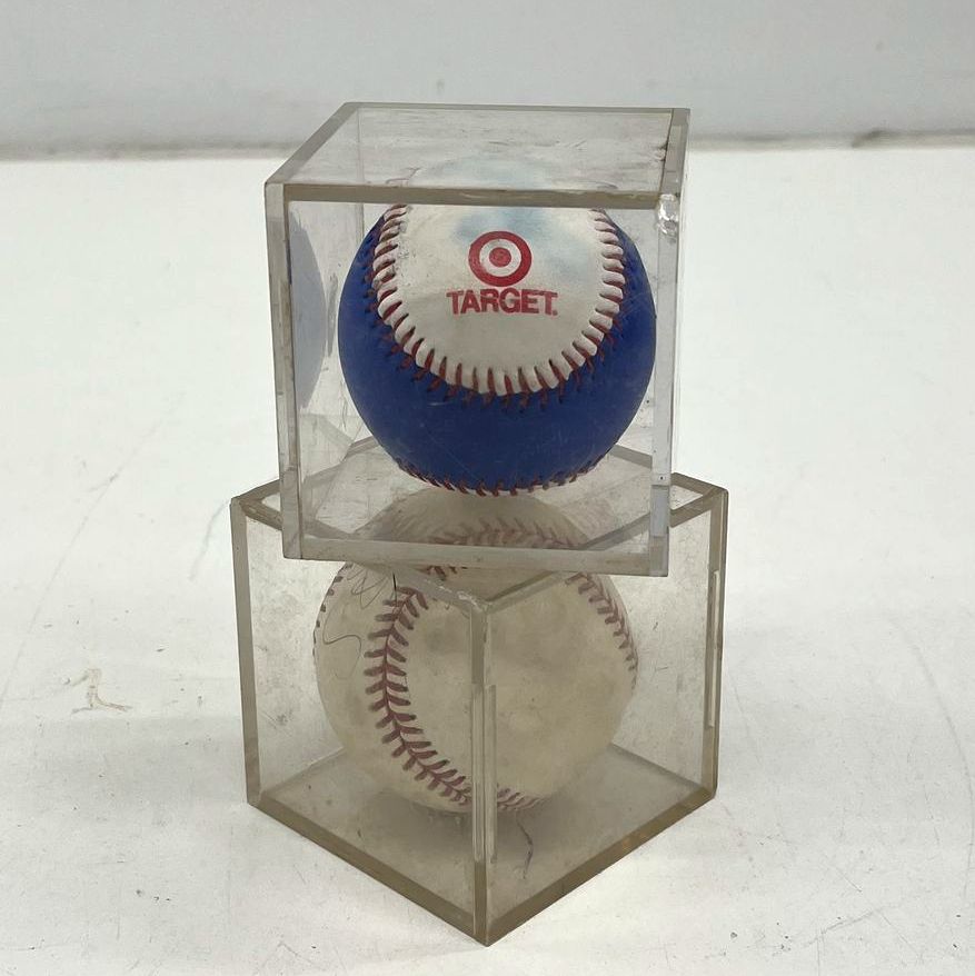 Rawlings Autographed Baseball & Dodger Stadium 30th Anniv Ball Lot Unauthentic