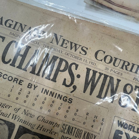 Vintage Newspaper Lot Boston Herald Post Saginaw News Bulletin 20th Century