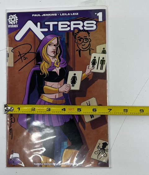 Alters #1 Ssalefish Exclusive Variant Lot (2) Aftershock Comics 2016 Autograph