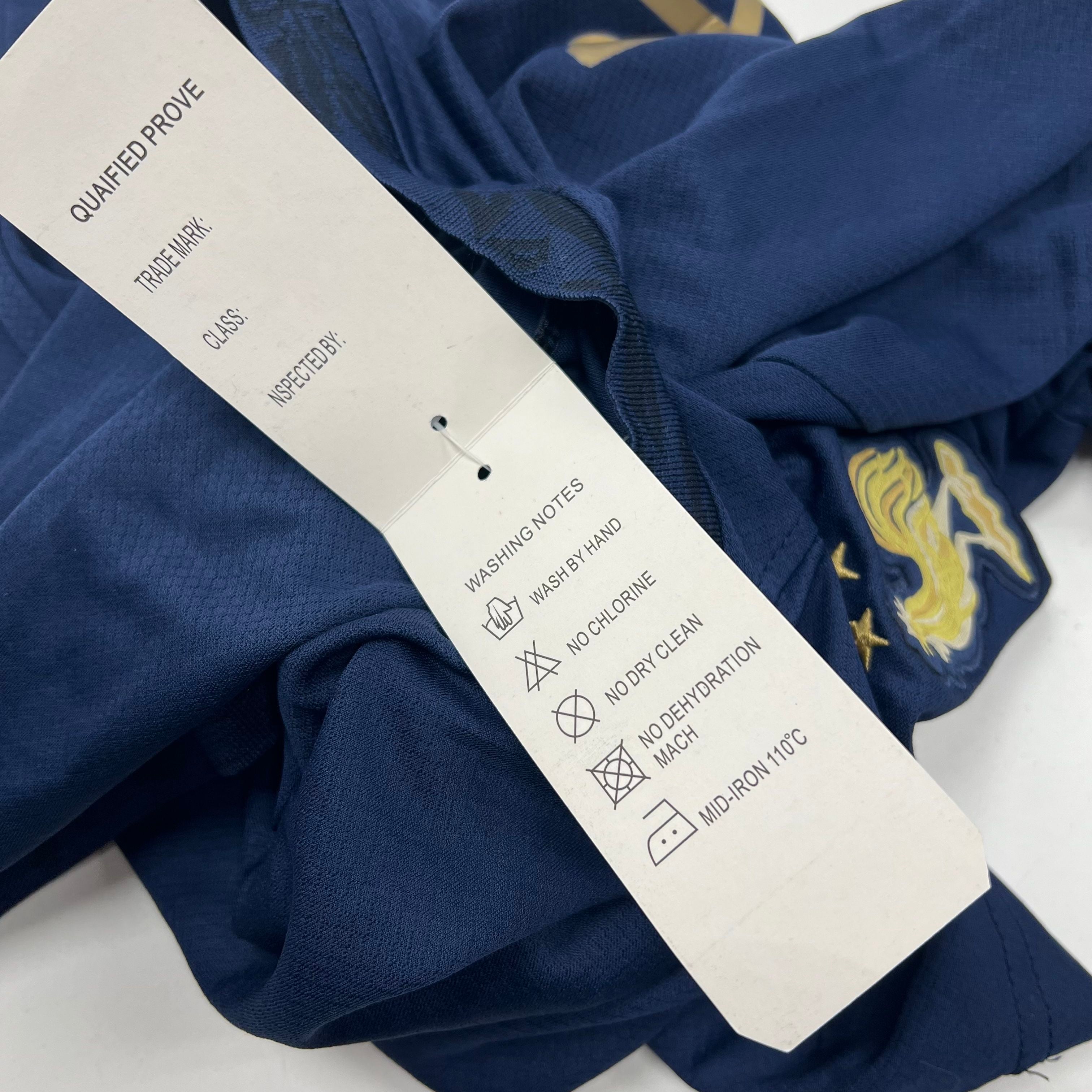 NWT France Mbappe #10 Blue Gold FFF Soccer Jersey Men's Size M