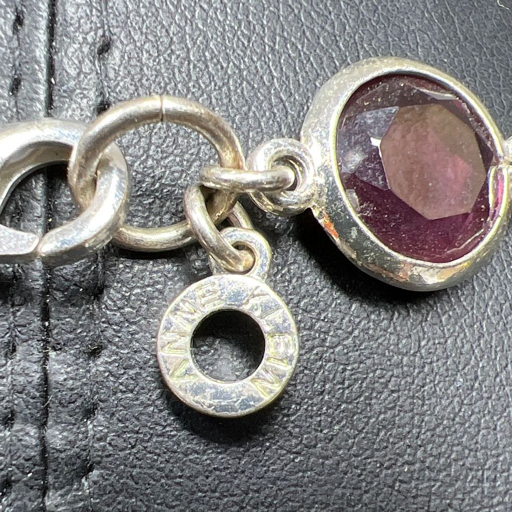 Anne Klein Abalone Chain Necklace