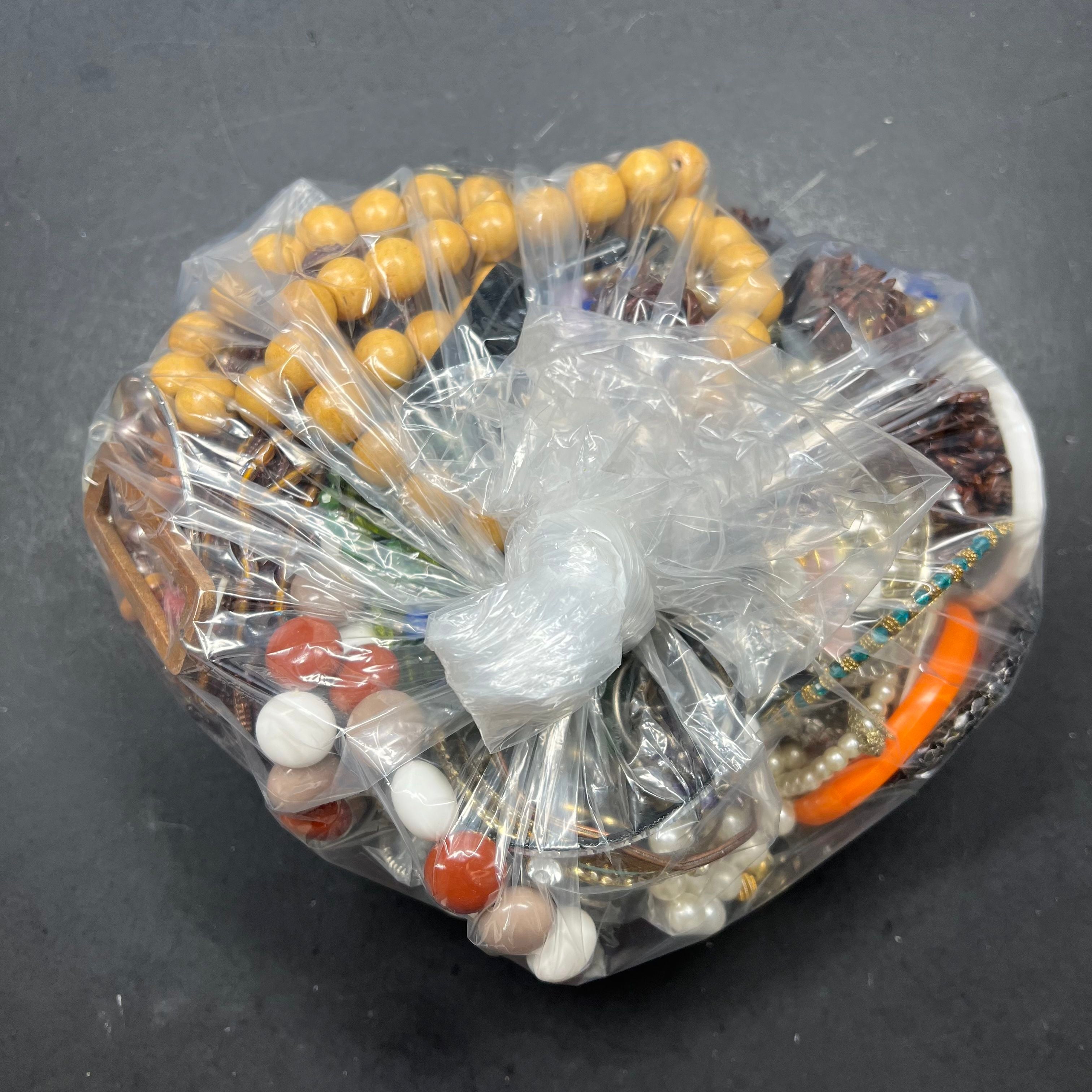 5LB Wearable Costume Jewelry Mixed Items Grab Bag