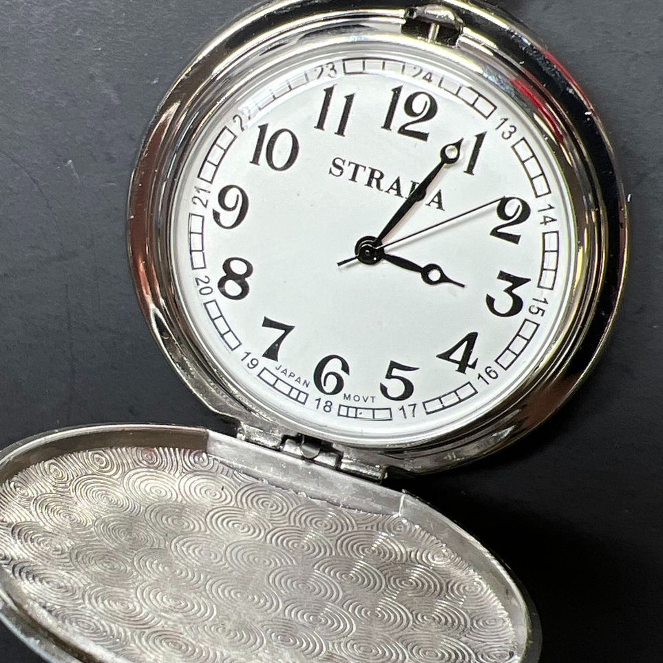 Strada Zebra Pocket Watch NIB