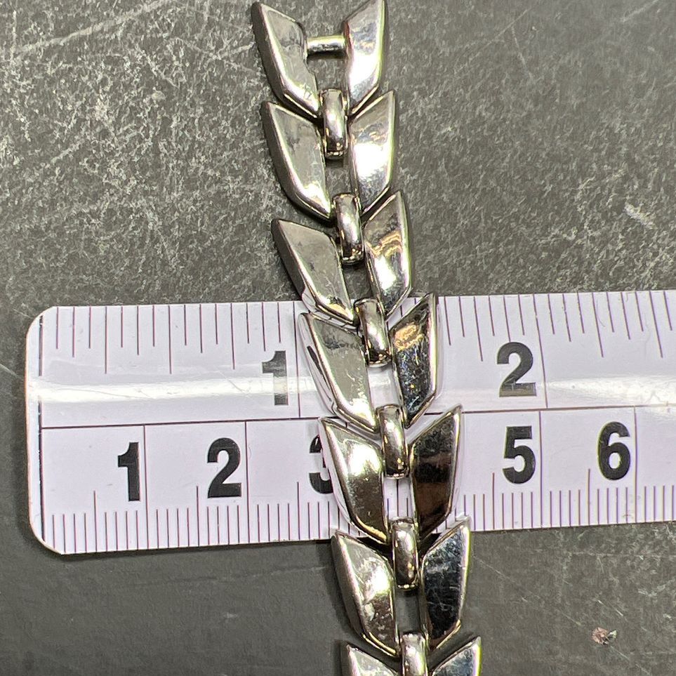 Trifari Silver Tone Link Bracelet