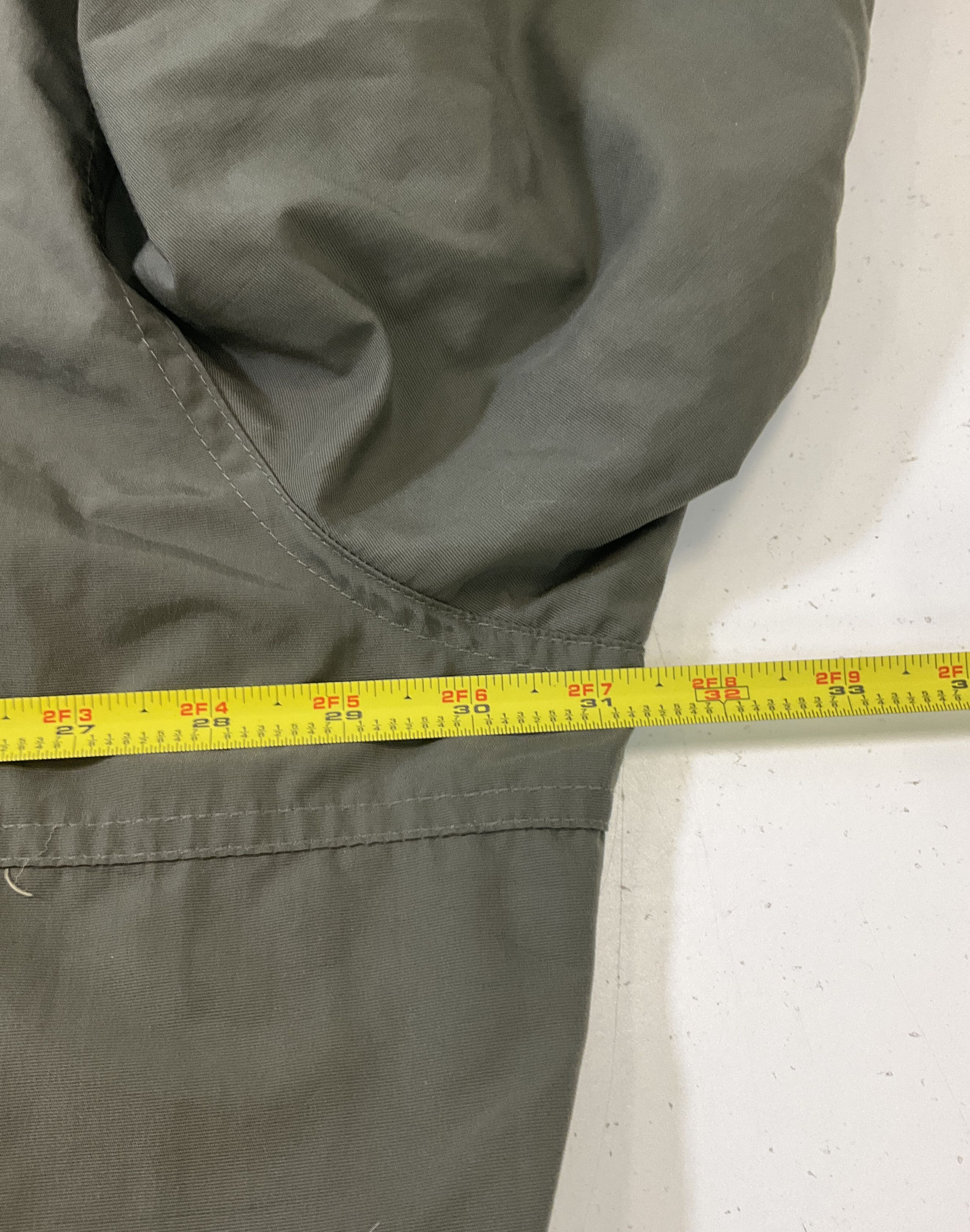 Vintage Red Head Men's Olive Green Jacket Zip & Snap Multi Pocket Size 3XL