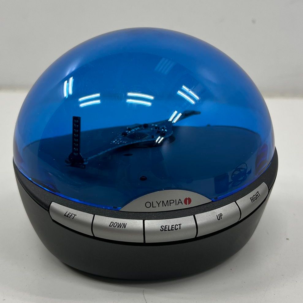 Y2K Vintage Olympia NC2000-2 Projector Caller ID Display Holographic Blue