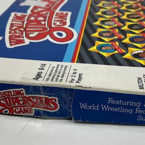 Vintage 1985 WWF Wrestling Superstars Board Game Milton Bradley Hulk Hogan