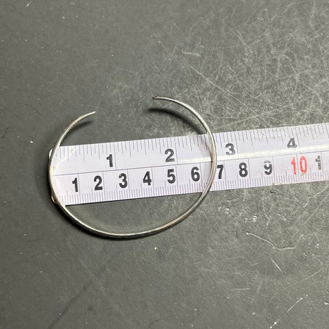925 Sterling Silver "A Mother" Cuff Bracelet 10.45g