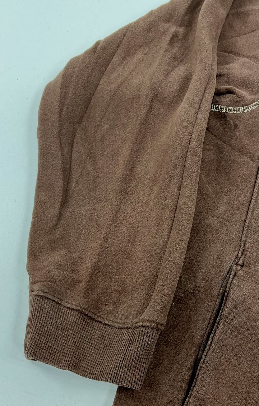 Columbia Mens Faded Brown Distressed Pullover Hoodie Sweatshirt XL Outdoor