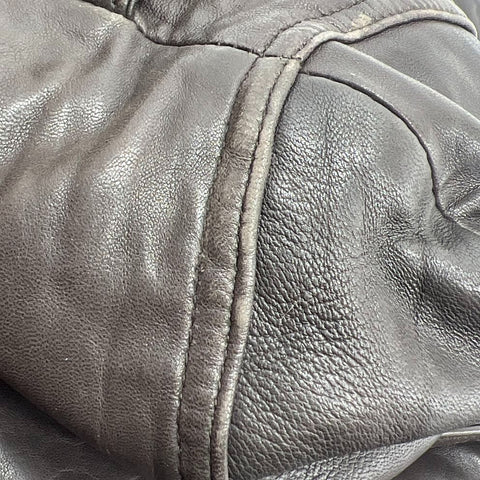 Vintage 90s Mirage Brown Genuine Leather Thinsulate Field Jacket Coat Mens XL