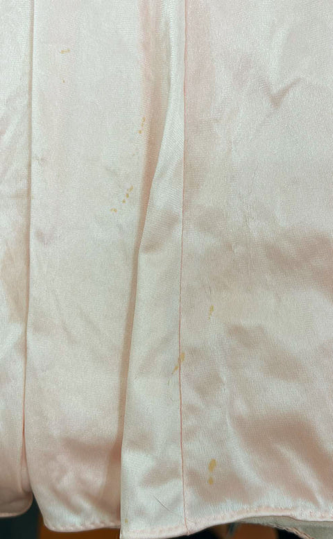 Vintage 70s Vanity Fair Embroidered Lace Trim Nightgown Peignoir Made USA Sz M