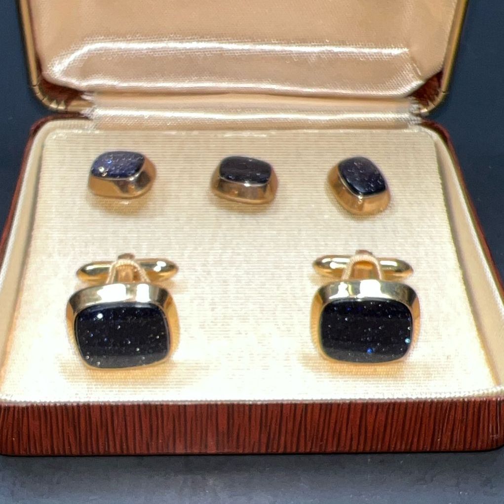 Correct 1/20 14K Gold Filled Cufflink Set IOB
