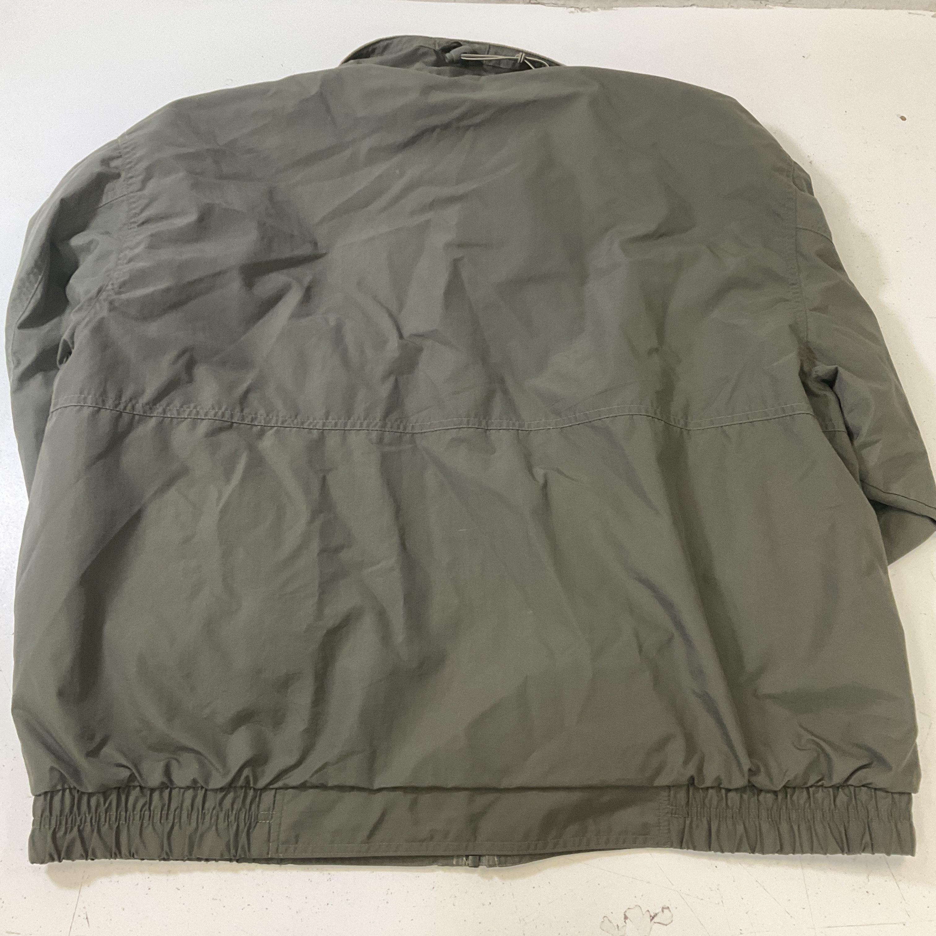 Vintage Red Head Men's Olive Green Jacket Zip & Snap Multi Pocket Size 3XL
