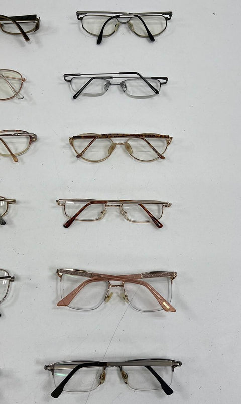Lot of 20+ Mixed Brand Eyeglass Frames Eyewear For Lenses Parts Repair