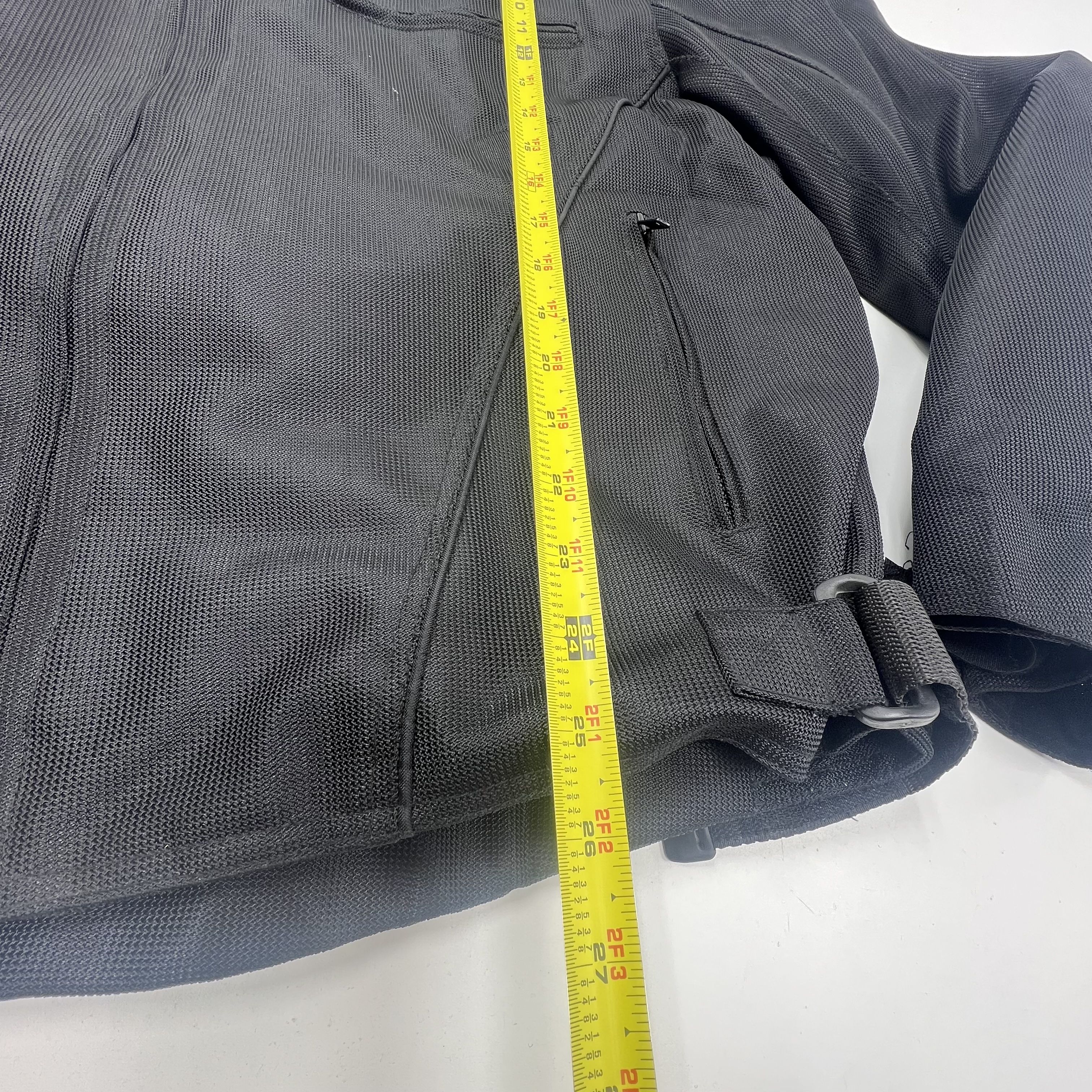 River Road Riding Motorcycle Jacket 3XL Black With Padding
