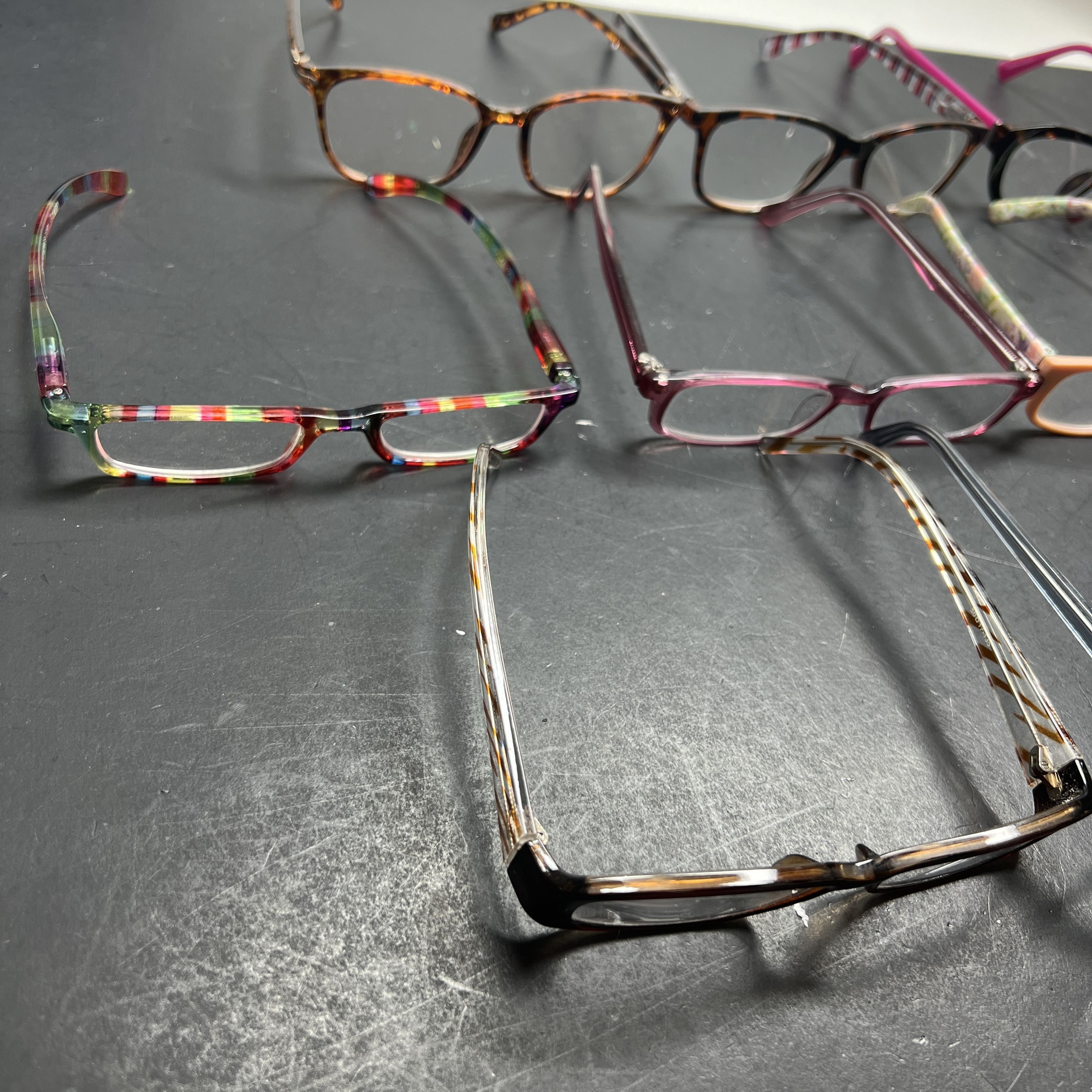 Lot Eyeglasses Plastic Frames Assorted Styles *Need Lenses* Optique B.U.M. Etc.