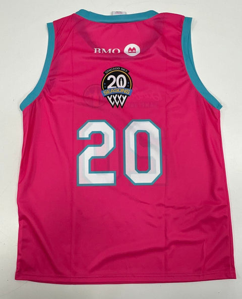 Lot of 2 Chicago Sky Barbie Game Day WNBA Promo Jersey Mattel 2025 SGA Sz XL
