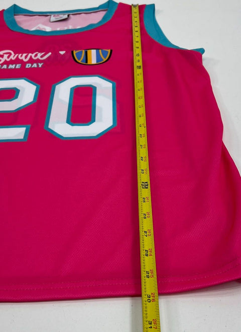 Lot of 2 Chicago Sky Barbie Game Day WNBA Promo Jersey Mattel 2025 SGA Sz XL