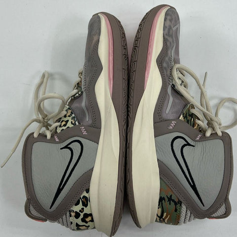 Nike Kyrie Infinity Grey Leopard Camo Sneaker Athletic Shoes Women's Size 8