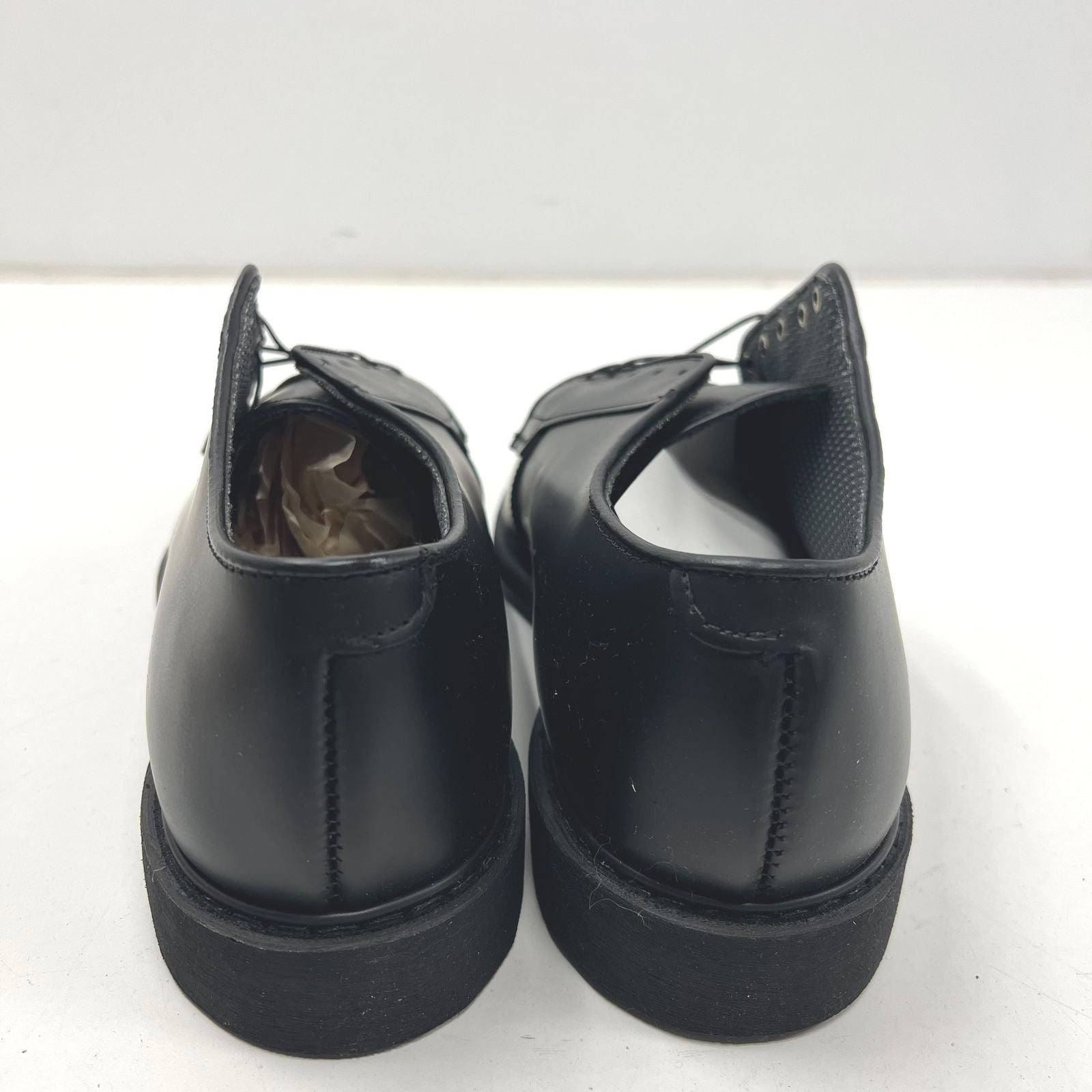 Capps Commander 90258 Airlite Uniform Oxford Shoes Mens 12 D Black NIB Made USA