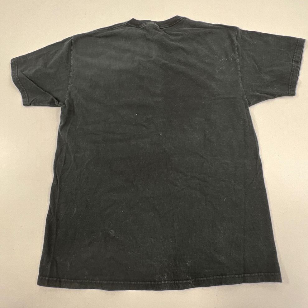 VTG Men's Hanes Flexible Body Carriers T-shirt Faded Black Goth Y2K Size Large