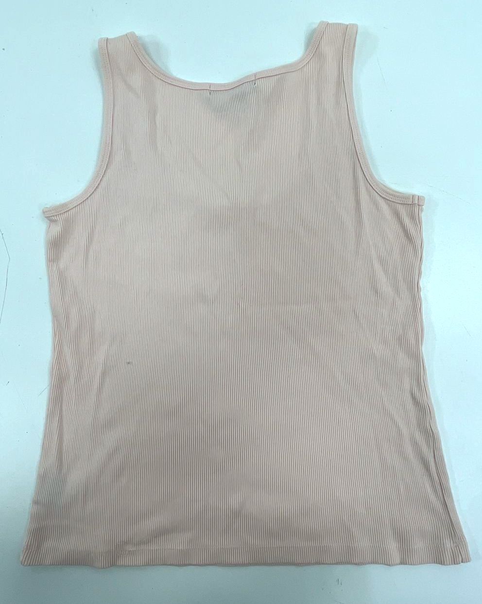 Vintage Y2K Lauren Ralph Lauren Red Peach Ribbed Tank Top Lot of 2 Women's M