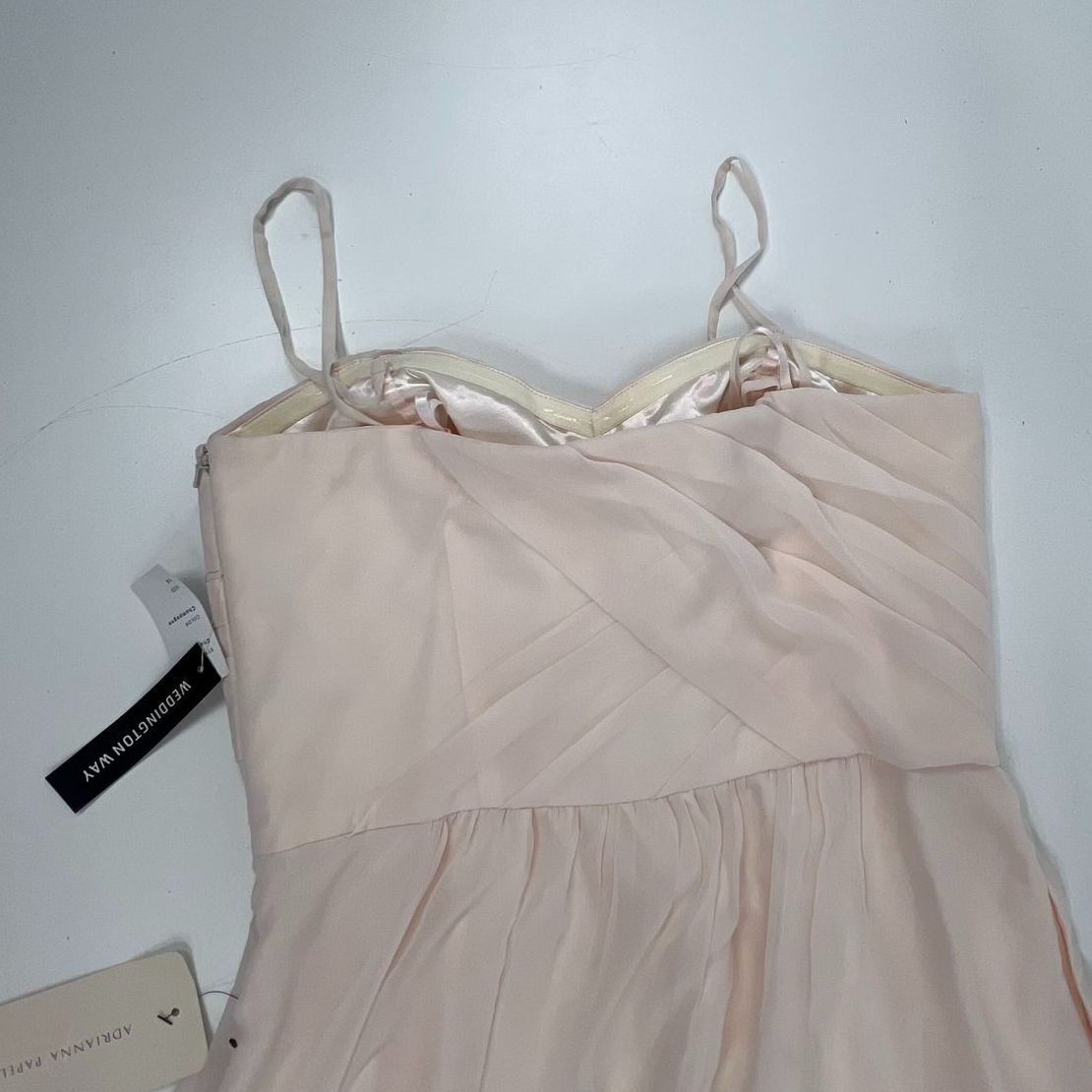 Weddington Way Charlotte Chiffon Maxi Bridesmaid Dress Womens Size 14 NWT