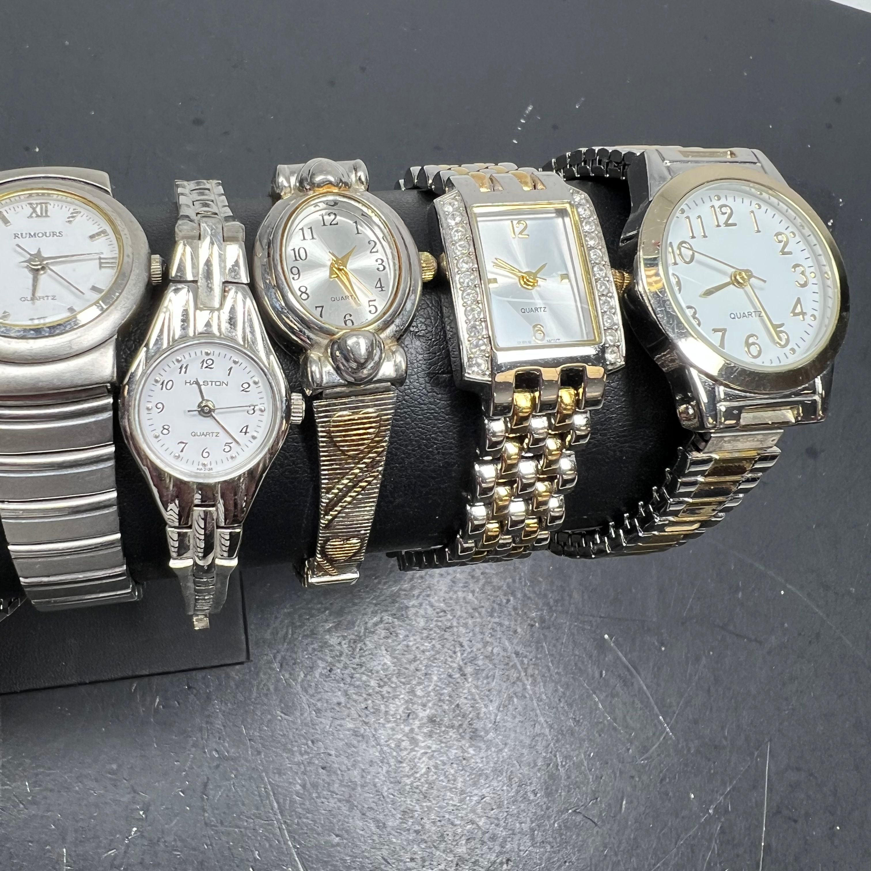 Assorted Style Band Lot Watches Milan Eternity Rumours Quartz Gold Silver Tone