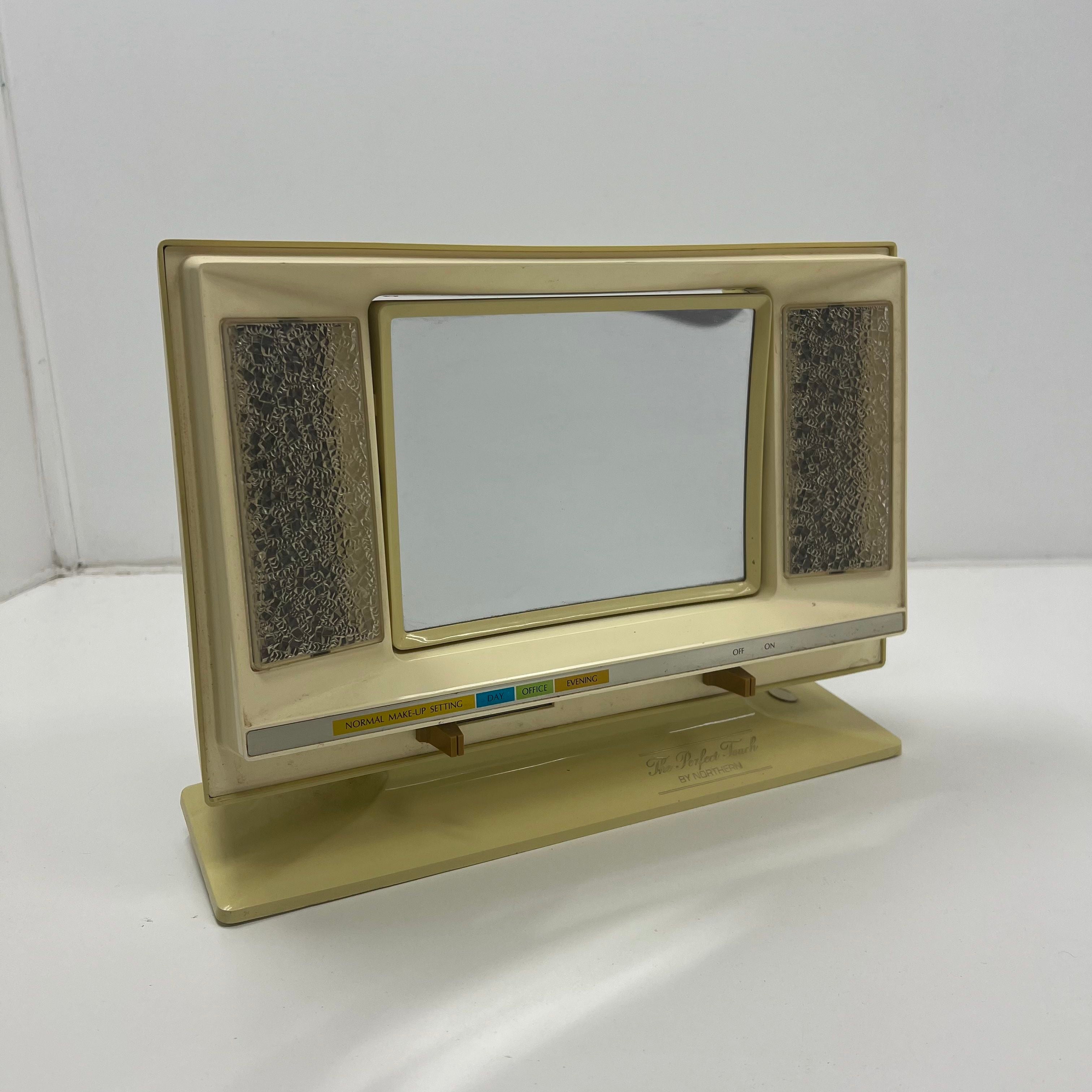 Vintage The Perfect Touch by Northern 4 Settings Lighted Makeup Mirror