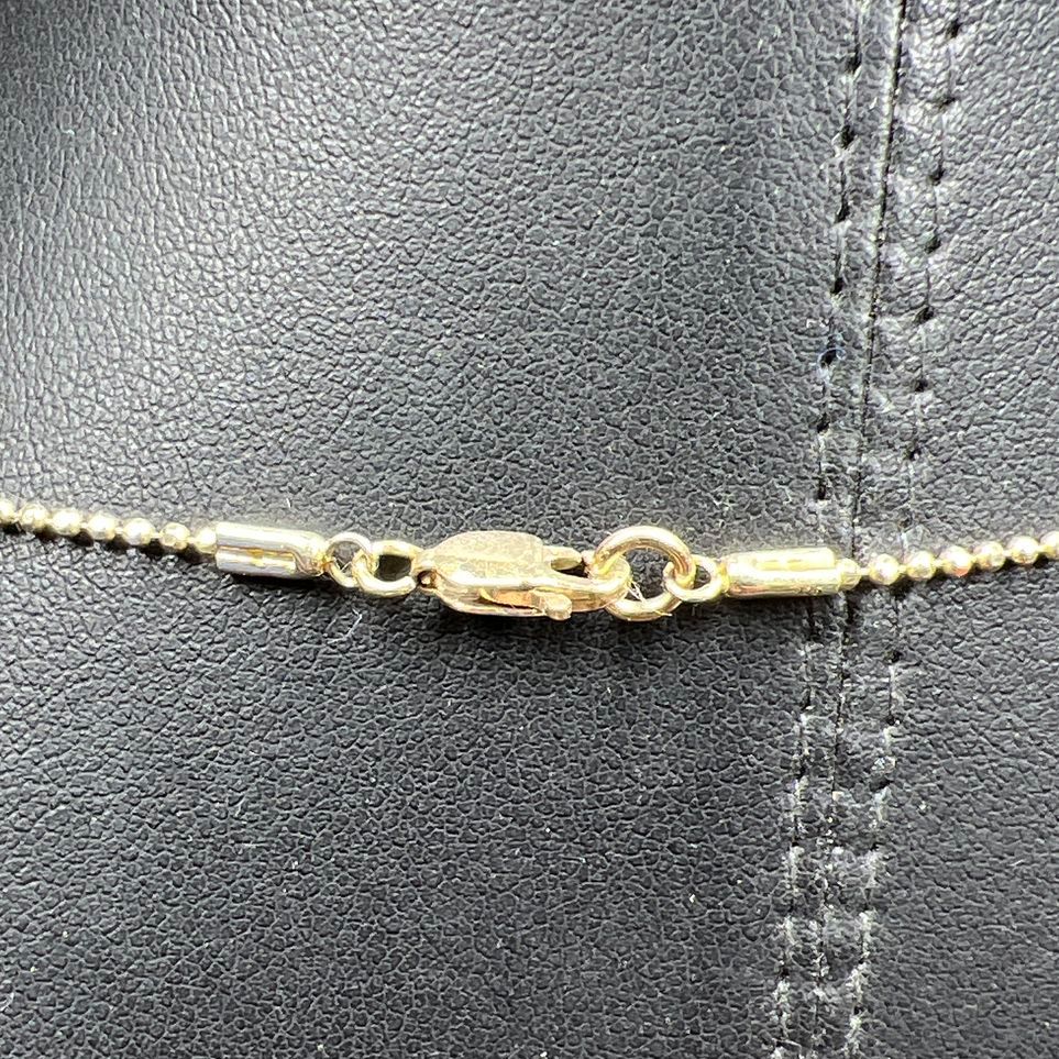 Cimber Stone Pendant Sterling Silver Chain Necklace
