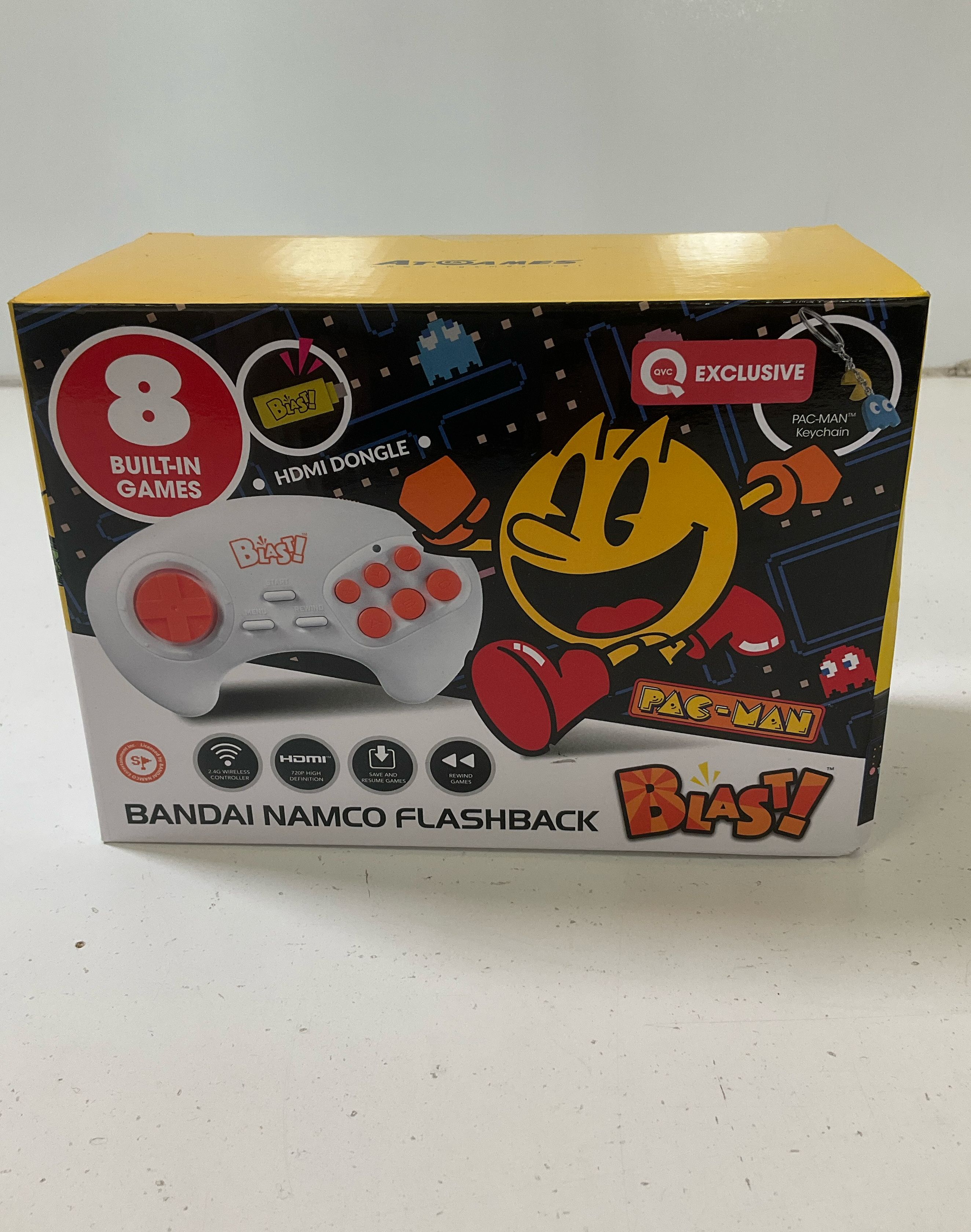 Namco Bandai Set of Two Pac-Man Plug In Game Systems Ms Pac-Man Blast Open Box