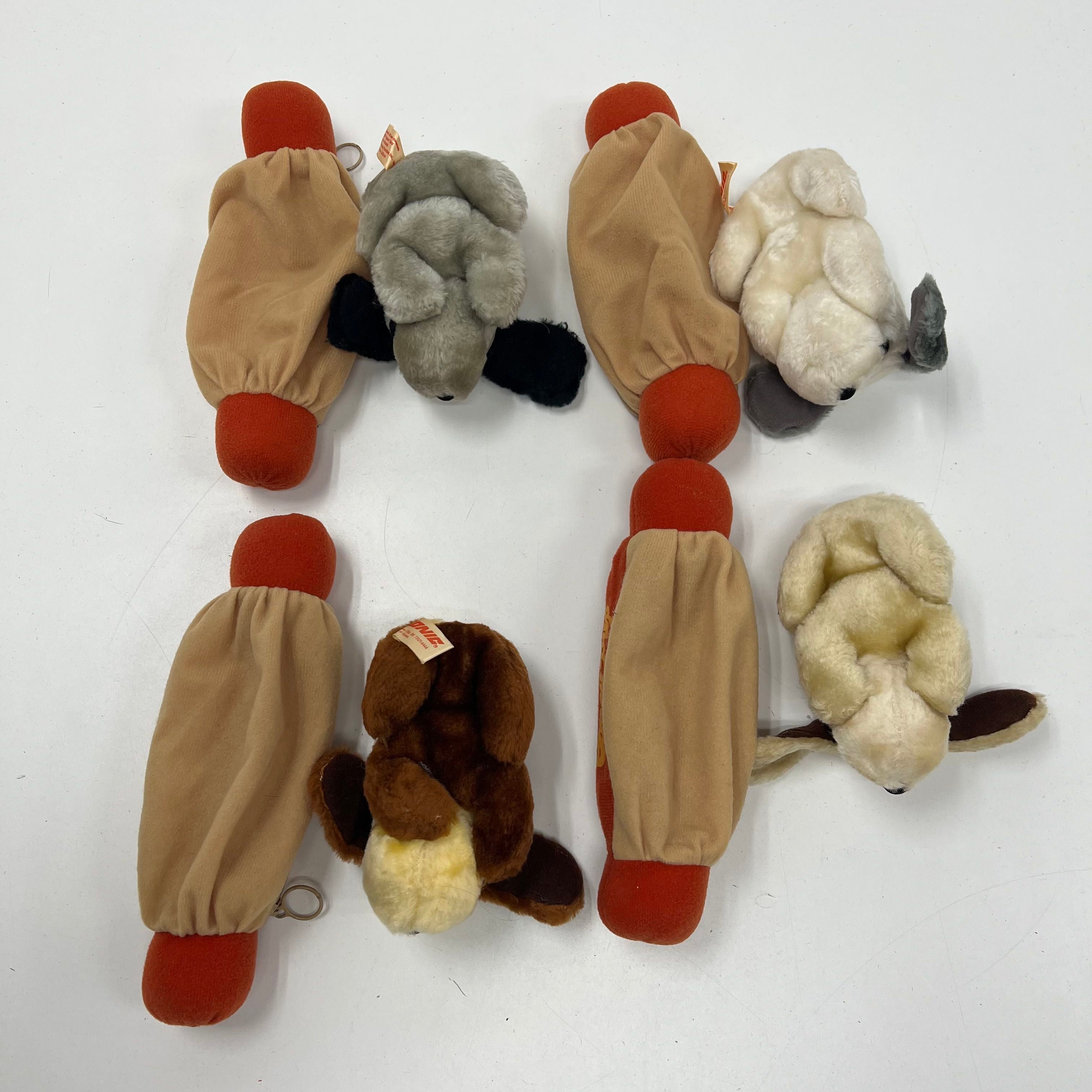 Vintage 1987 Sonic Drive-In Coney Pup Plush Toy Lot of 4 Nankung Promotions