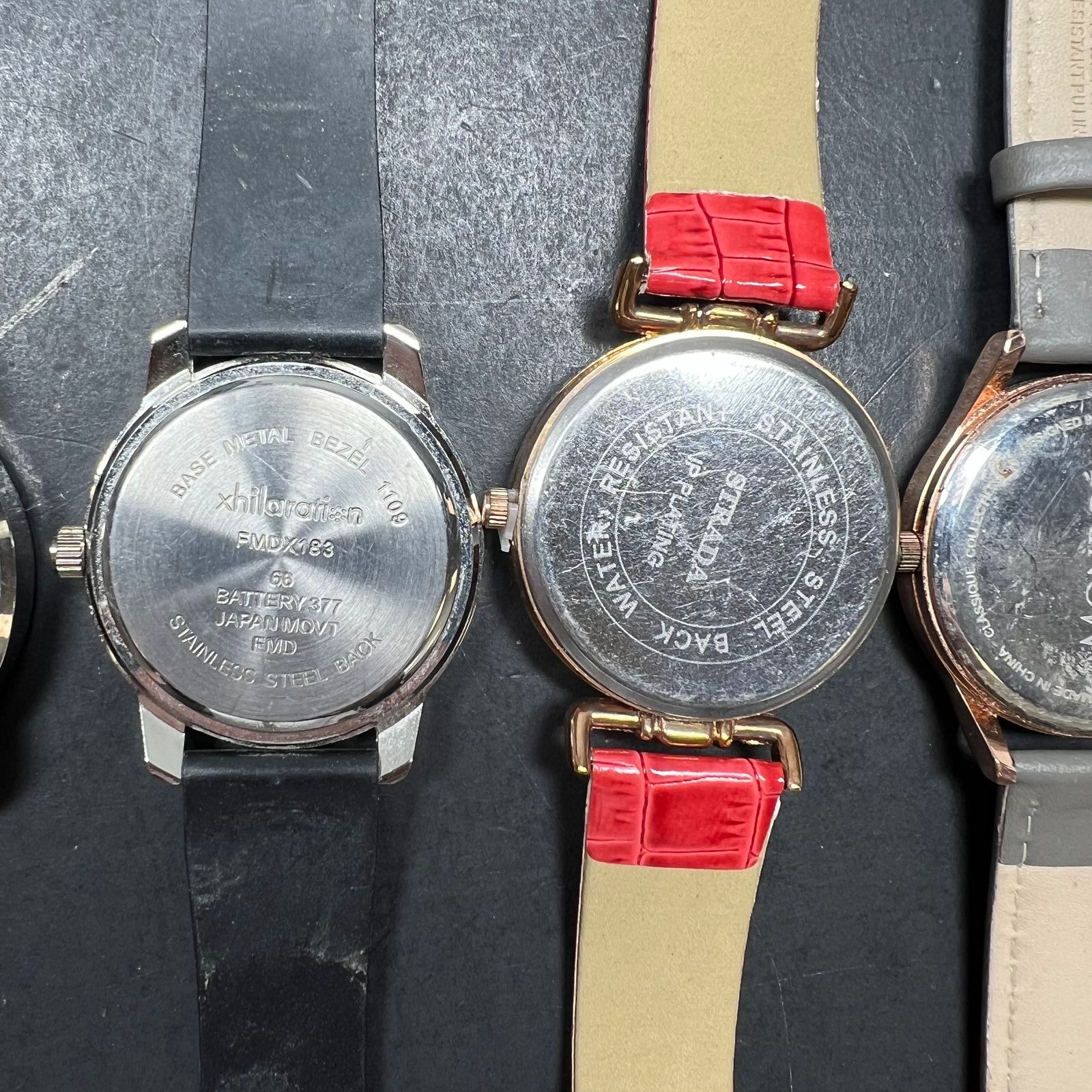 Lot of 6 Women's Watches Analog Mixed Brands Working