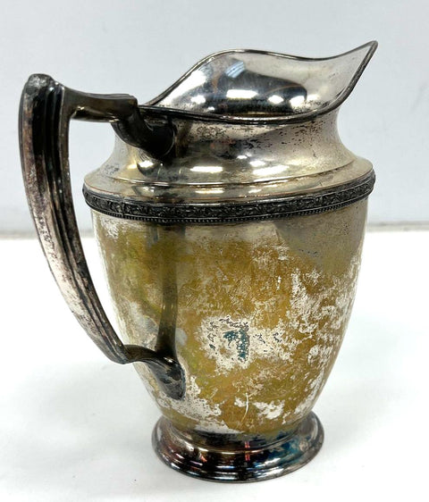 Universal Silver Plate Holloware Lot 7 Pcs Coffee Pot Creamers Sugar Bowls