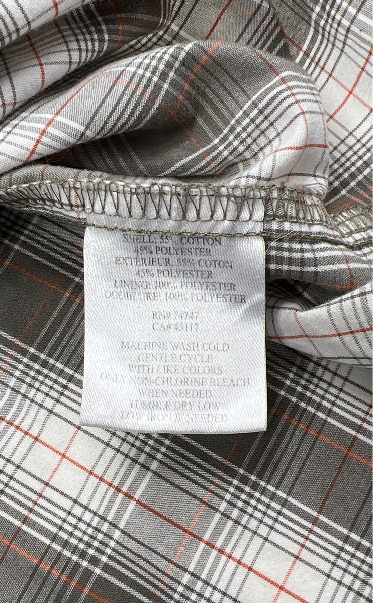 Red Head Brand Co. Gray, Red and White Plaid Casual Dress - Size 3TG