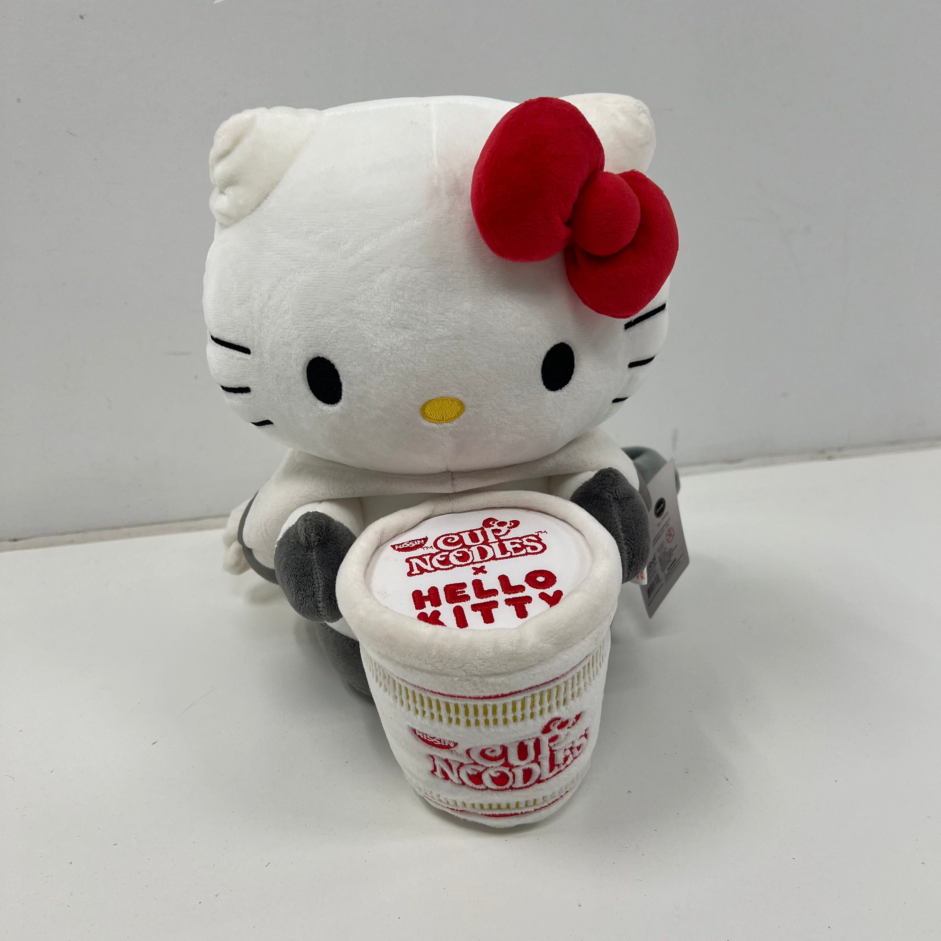 Hello Kitty x Cup Noodle Nissin Beef Kidrobot Sanrio 12" Plush