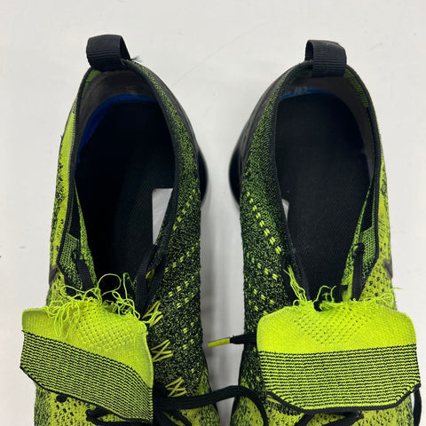 Nike Air VaporMax Flyknit 2 Volt Black Running Sneakers Size 12