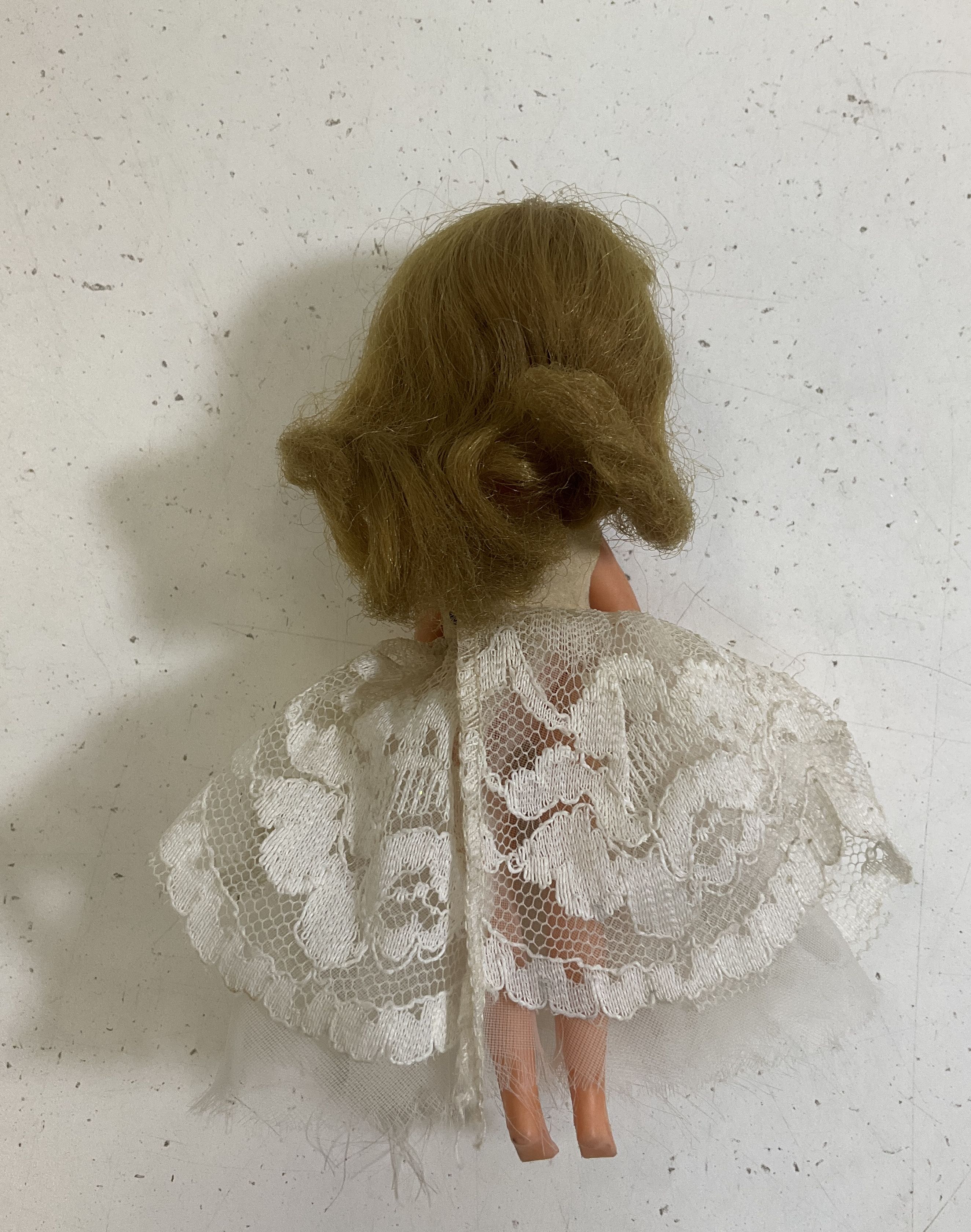 3 Vintage 1960s Small Dolls Hasbro Kiddle Dolly Darlings Uneeda Tiny Teen
