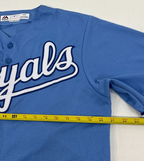 Majestic Kansas City Royals Mondesi #27 Blue Cool Base Jersey Men's Size M