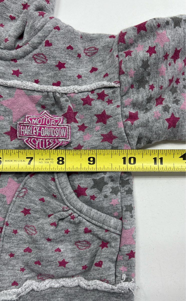 Harley Davidson Baby's Gray Hoodie - Size 12M